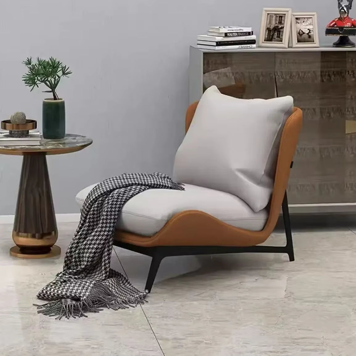 Balcony Leisure Chair Simple Single Sofa Living Room Leisure Lounge Chair Lazy Sofa Chair Living Leisure Reading