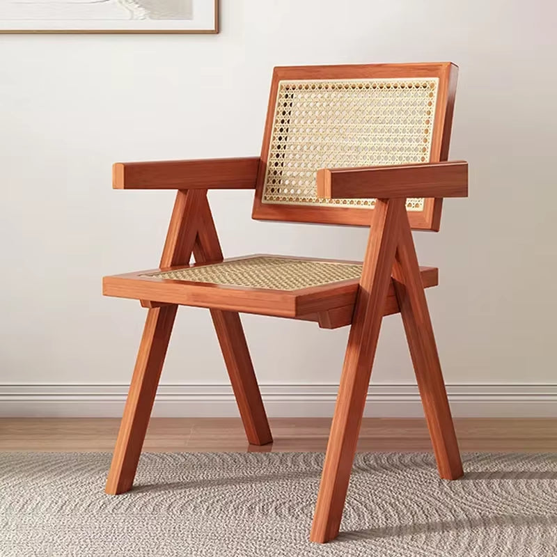 Modern Armrest Dining Chairs Italian Lazy Chair Backrest Minimalist Design Stylish Chaises Salle Manger Kitchen Furniture