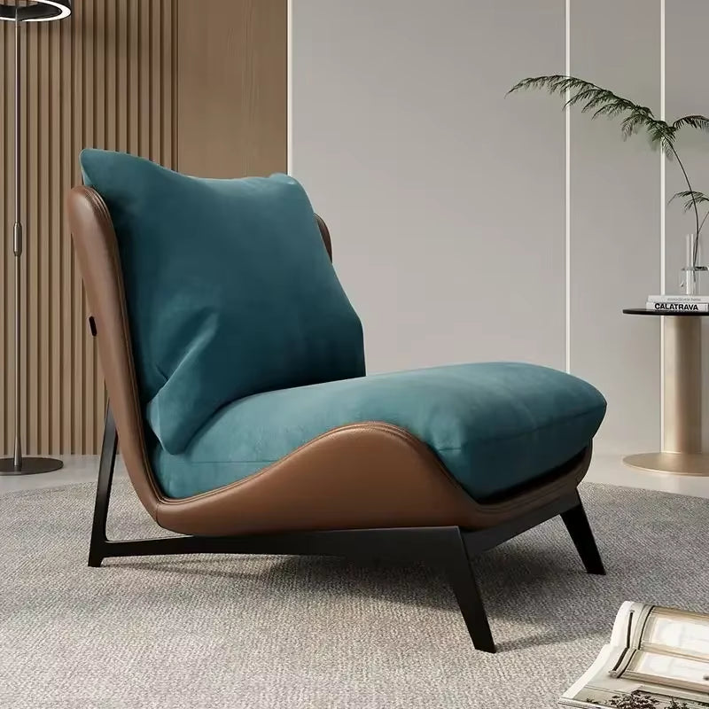 Balcony Leisure Chair Simple Single Sofa Living Room Leisure Lounge Chair Lazy Sofa Chair Living Leisure Reading