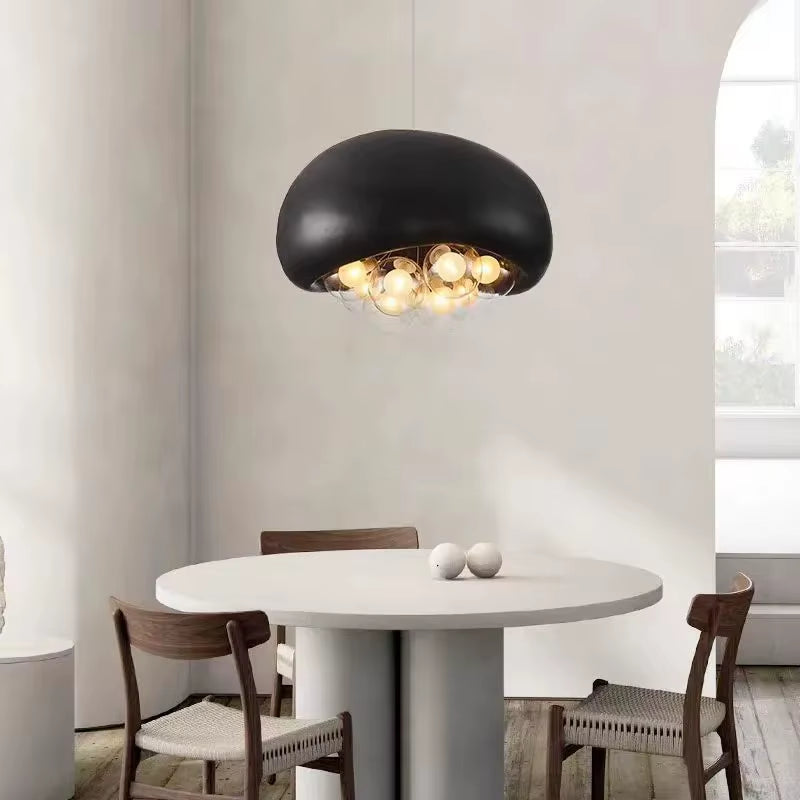 Nordic Restaurant Pendant Light Original Living Room Light Bedroom Light Resin Glass Clothing Store Pendant Light