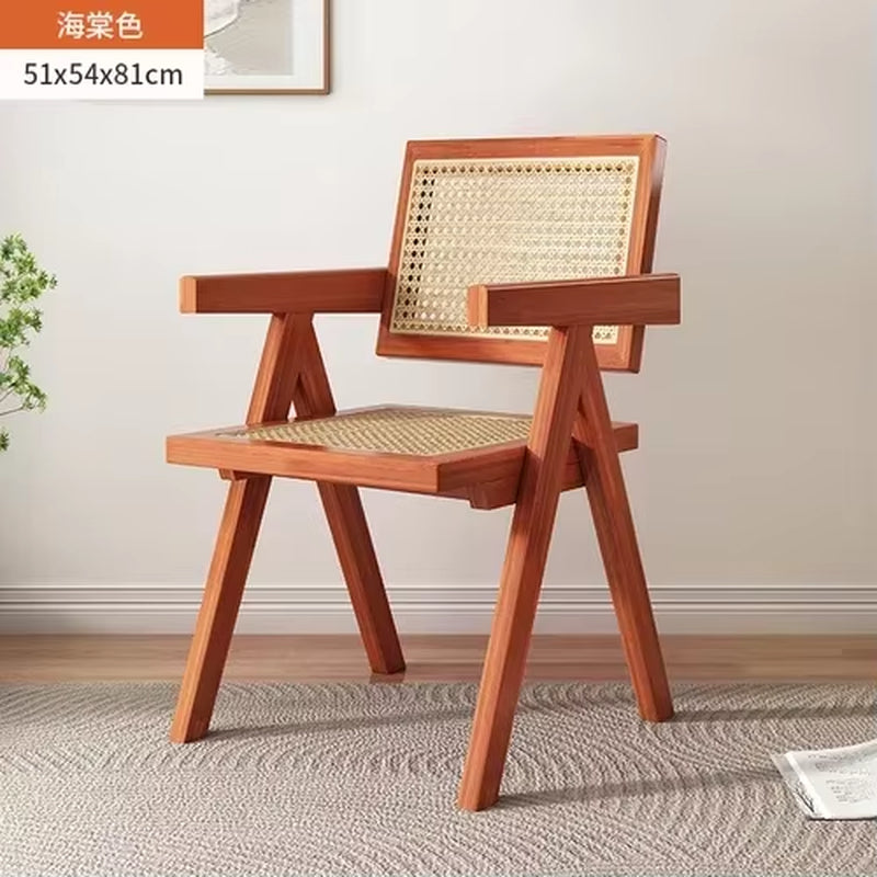 Modern Armrest Dining Chairs Italian Lazy Chair Backrest Minimalist Design Stylish Chaises Salle Manger Kitchen Furniture