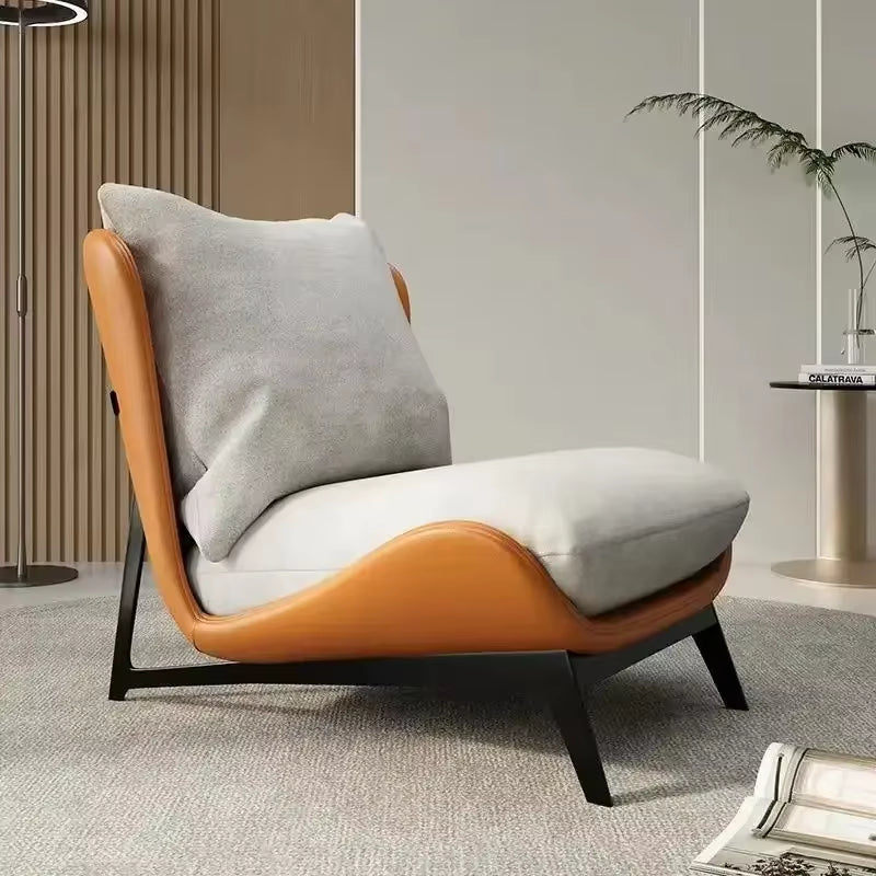 Balcony Leisure Chair Simple Single Sofa Living Room Leisure Lounge Chair Lazy Sofa Chair Living Leisure Reading