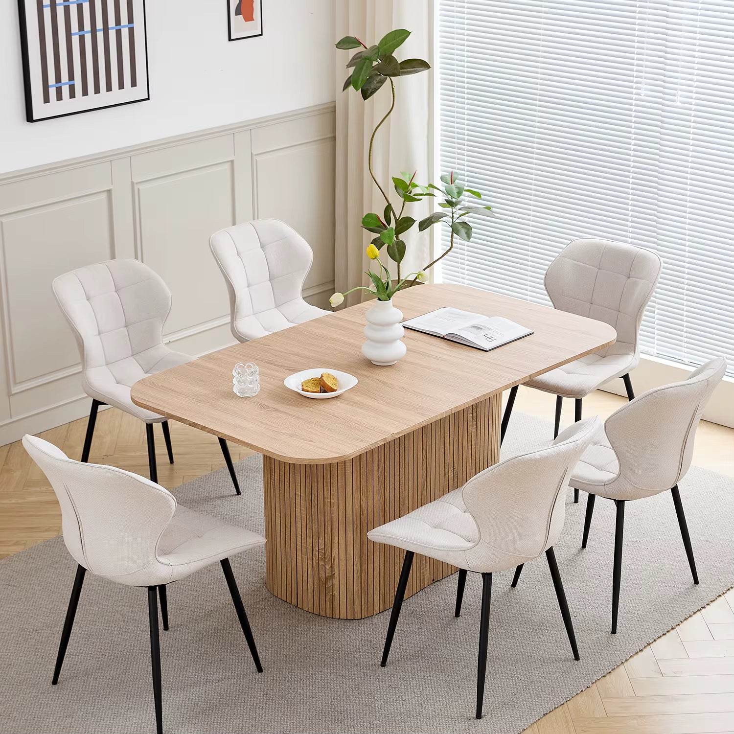 Nordic Solid Wood Dining Table