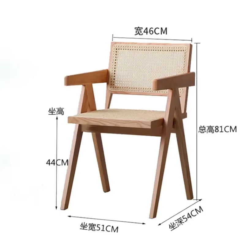 Modern Armrest Dining Chairs Italian Lazy Chair Backrest Minimalist Design Stylish Chaises Salle Manger Kitchen Furniture
