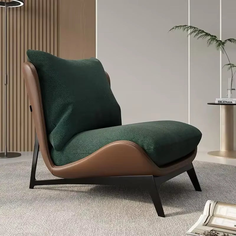 Balcony Leisure Chair Simple Single Sofa Living Room Leisure Lounge Chair Lazy Sofa Chair Living Leisure Reading