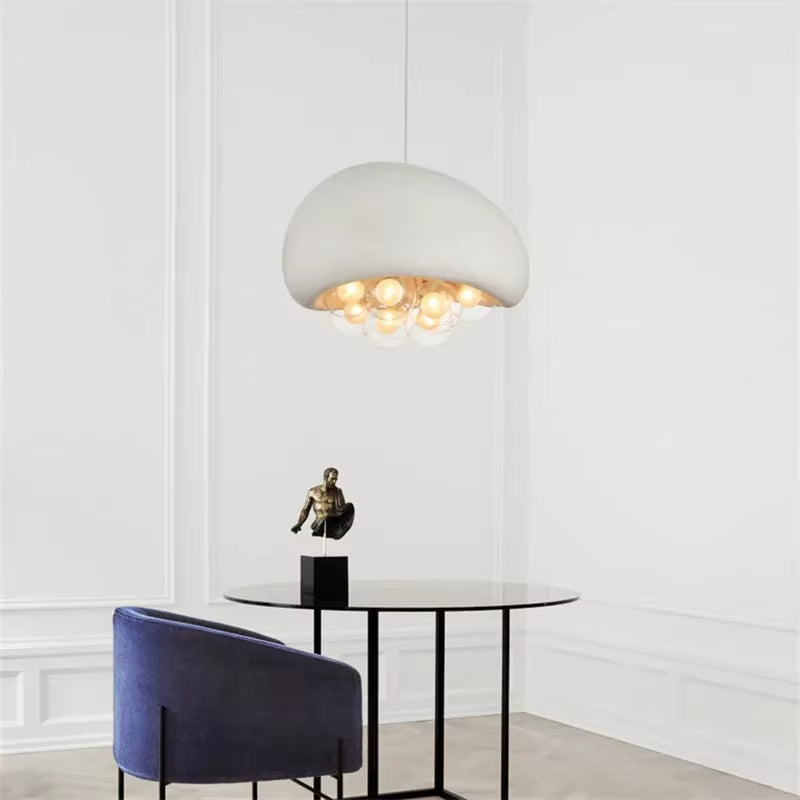 Nordic Restaurant Pendant Light Original Living Room Light Bedroom Light Resin Glass Clothing Store Pendant Light