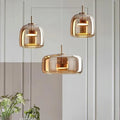Nordic Led Glass Pendant Light Modern Suspension Dining Table Chandelier for Kitchen Bedroom Bedside Hanging Lamp Decor Lighting