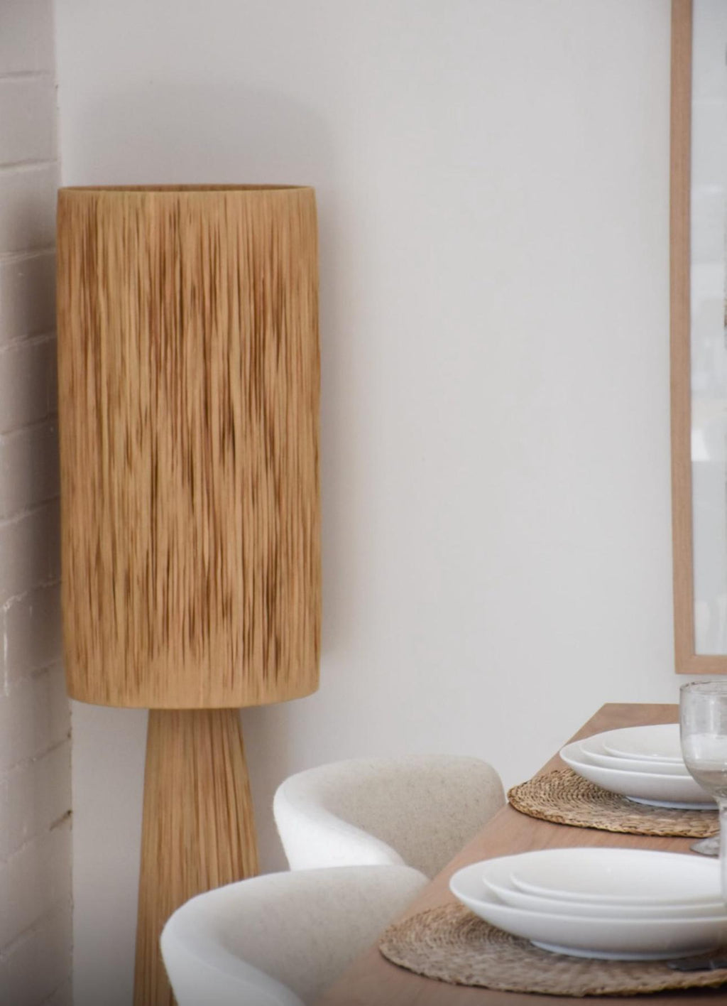 TABLE LAMPSHADES Moroccan Handmade in Rattan,Lamp Raffia Pendant Light , Hanging Lamp Shade in Raffia